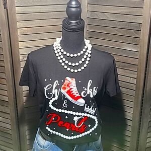 Chucks and Pearls Tshirt